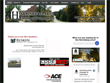 Tablet Screenshot of harrisburgchamber.snappages.com
