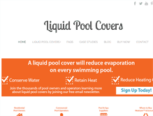 Tablet Screenshot of liquidpoolcovers.snappages.com