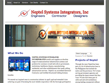Tablet Screenshot of neptelsystem.snappages.com