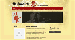 Desktop Screenshot of msburdick.snappages.com