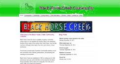 Desktop Screenshot of blackhorsecreek.snappages.com