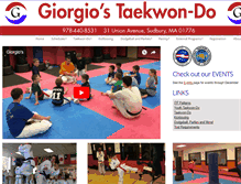 Tablet Screenshot of giorgios.snappages.com