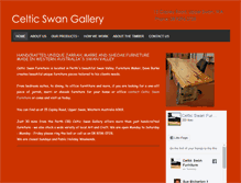 Tablet Screenshot of celticswangallery.snappages.com