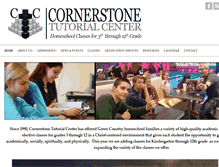 Tablet Screenshot of cornerstonetutorialcenter.snappages.com