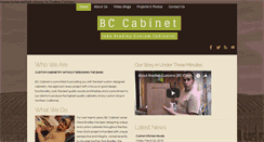 Desktop Screenshot of bccabinet.snappages.com